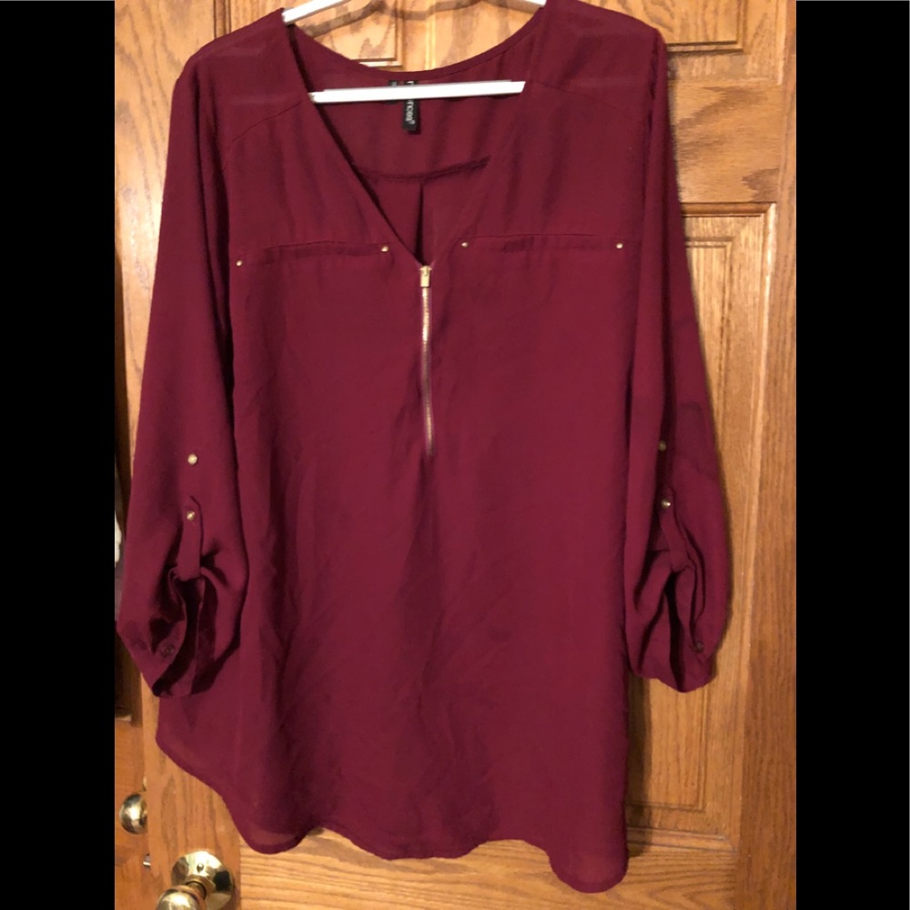 Maurice’s long sleeve shirt plus size